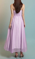 Fala Purple Strappy Maxi Dress Flowering Girl