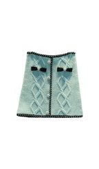 MINT CABLE KNIT MINI SKIRT Flowering Girl