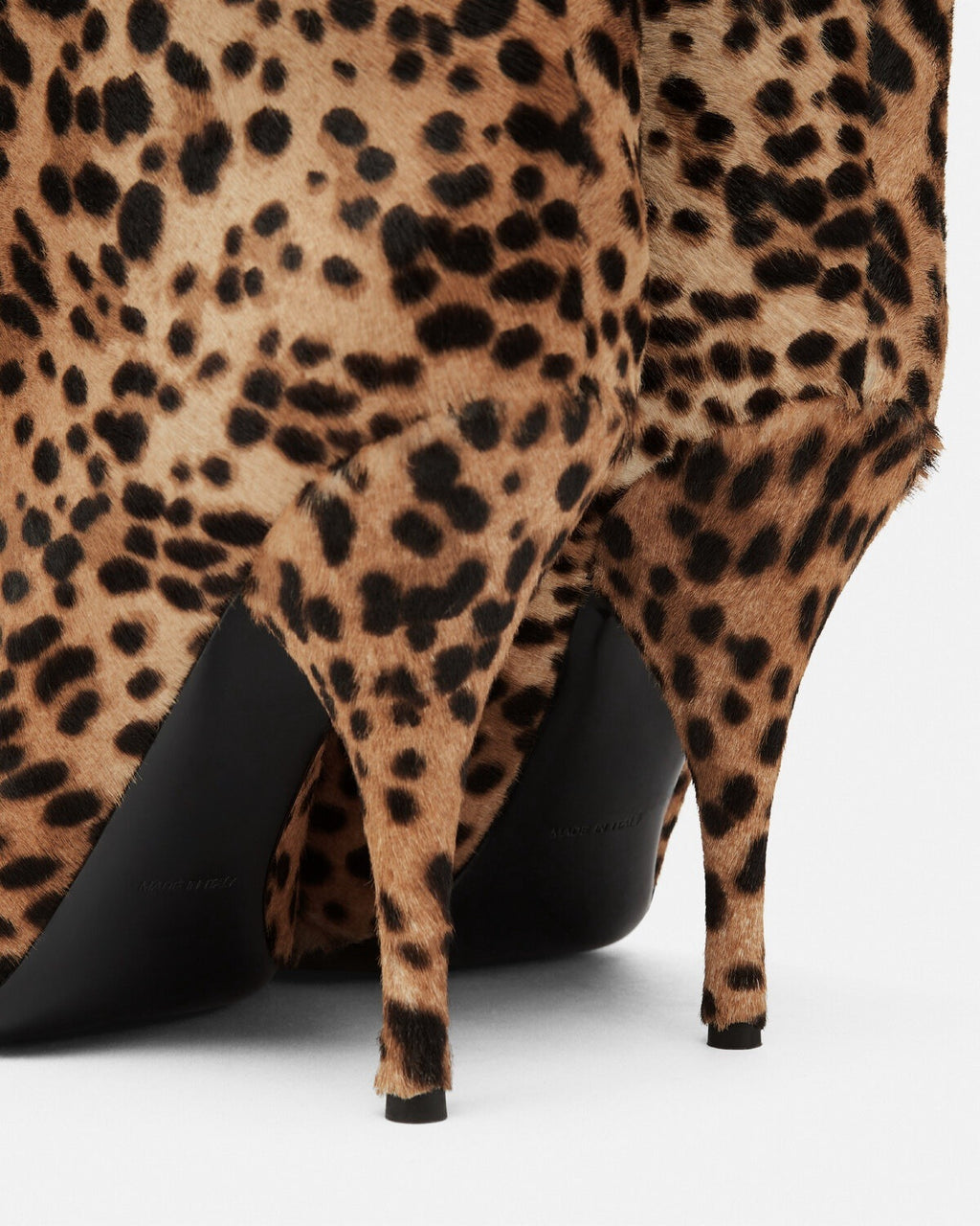 Kasi Bow Leopard Boots Flowering Girl