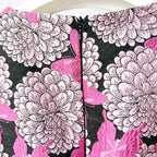 Pink Floral Butterfly Print Mini Dress Flowering Girl