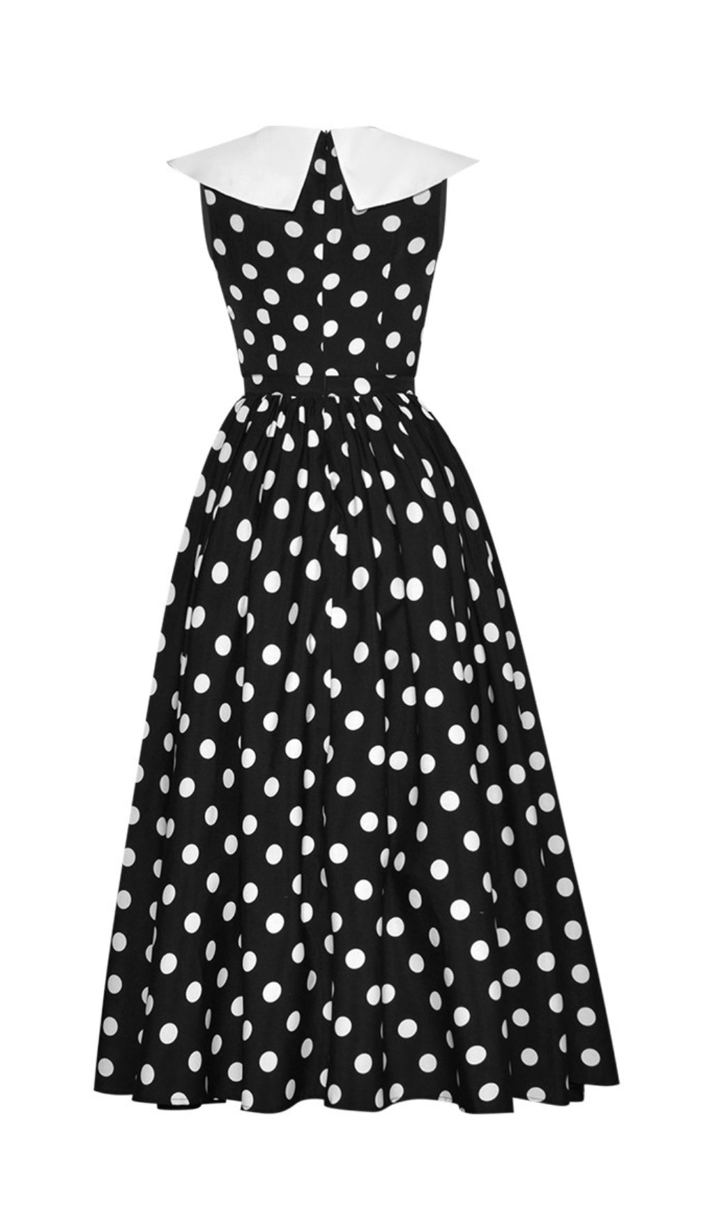 Aminali Dot Midi Dress Flowering Girl