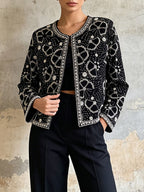 Mitzi Black Beaded Embellished Jacket