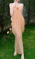 Daveed Flower Mesh Maxi Dress Flowering Girl