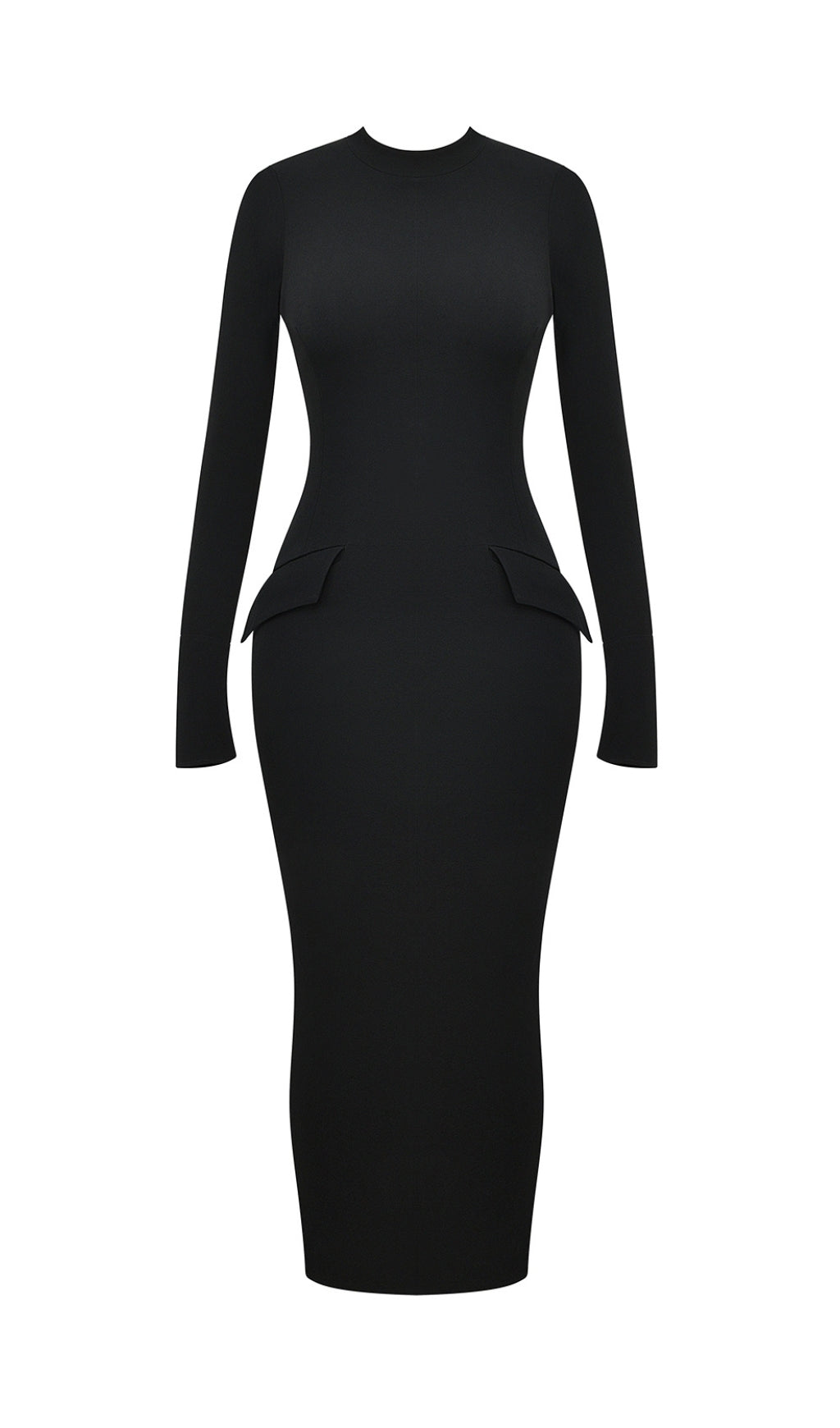Buchanan Black Turtleneck Maxi Dress Flowering Girl
