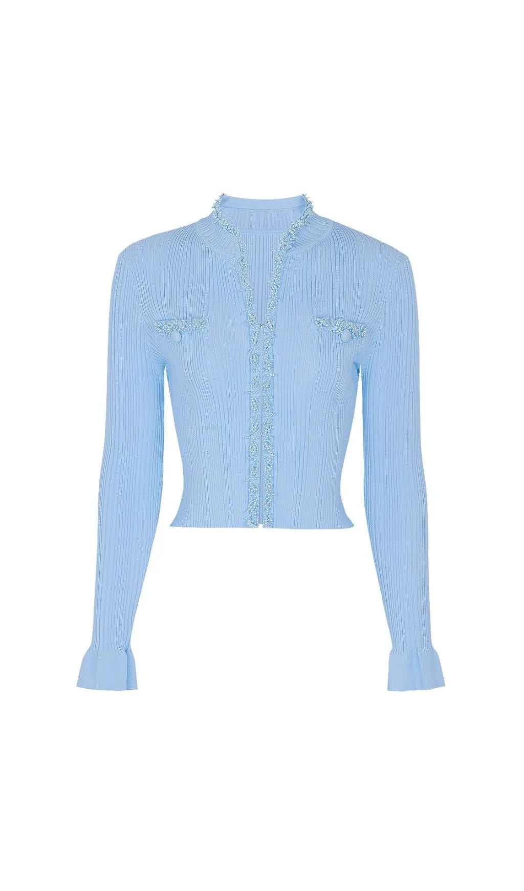 Julio Blue Cardigan & Mini Skirt Set Flowering Girl