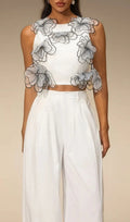 Vivara Sleeveless Flower Top Flowering Girl