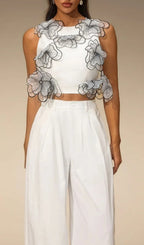 Vivara Sleeveless Flower Top Flowering Girl