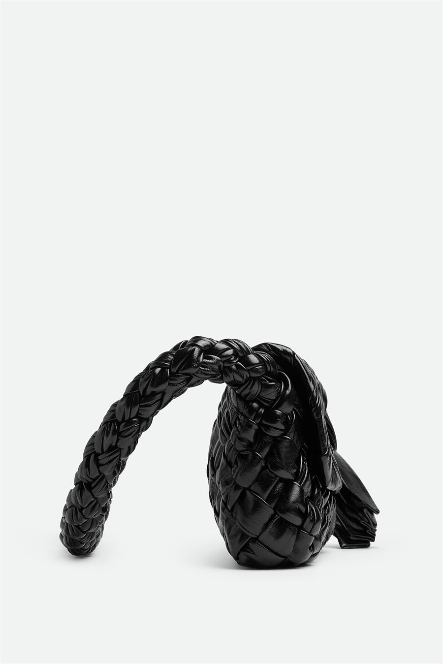 Giana Weave Shoulder Bag - Black Flowering Girl
