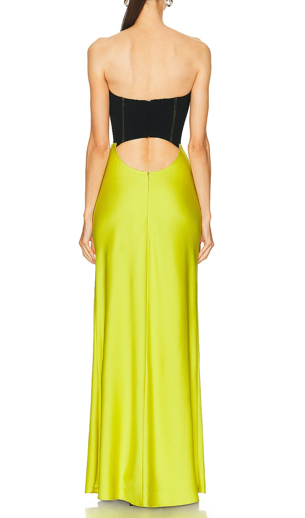 Emery Strapless Cutout Maxi Dress Flowering Girl