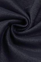 Haltered Corseted Midi Dress Denim In Navy Blue Flowering Girl