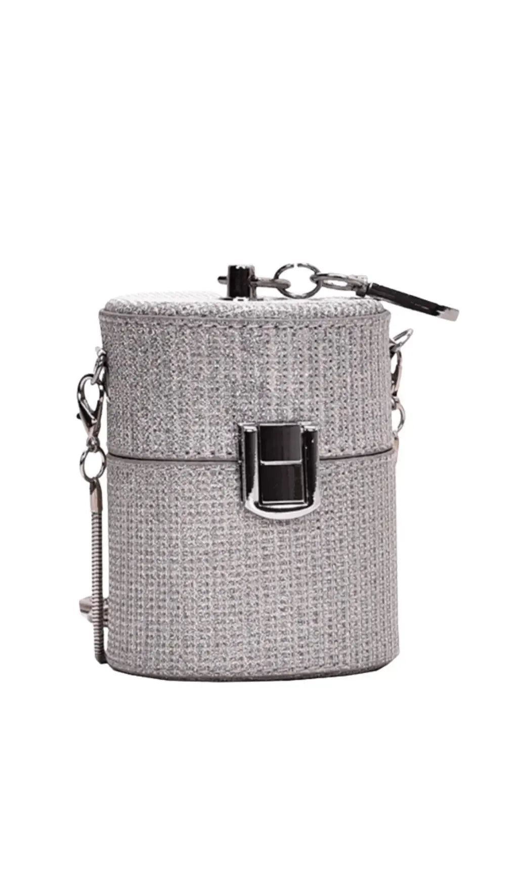 Bucket Bag - Silver Flowering Girl