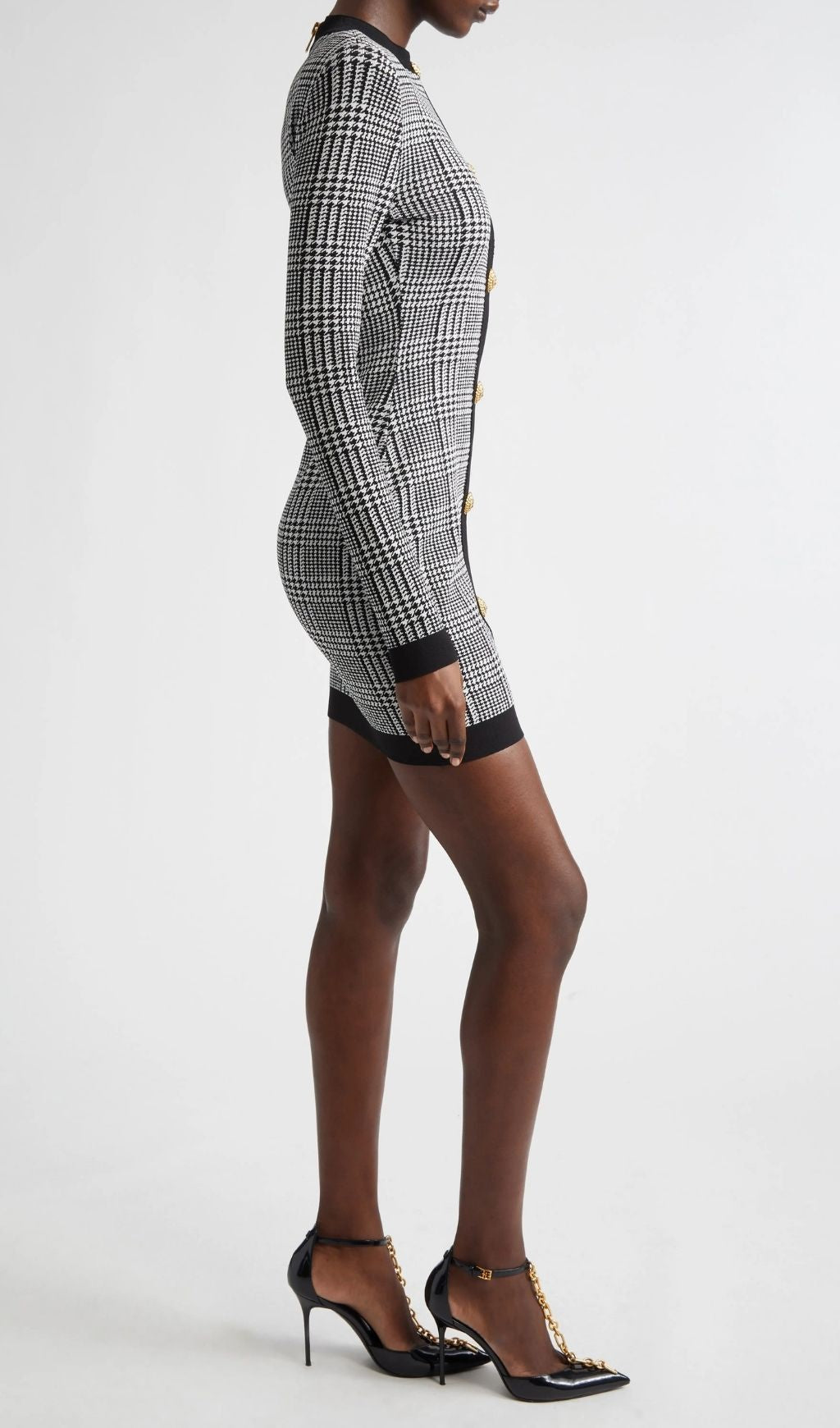Karinda Long Sleeve Knit Mini Dress Flowering Girl