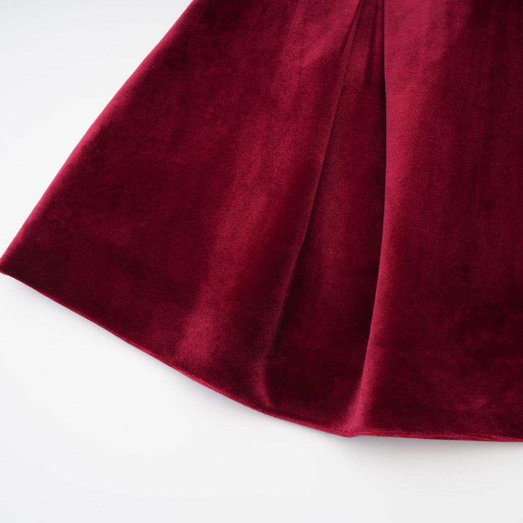 Wivika Velvet Fur Dress Flowering Girl