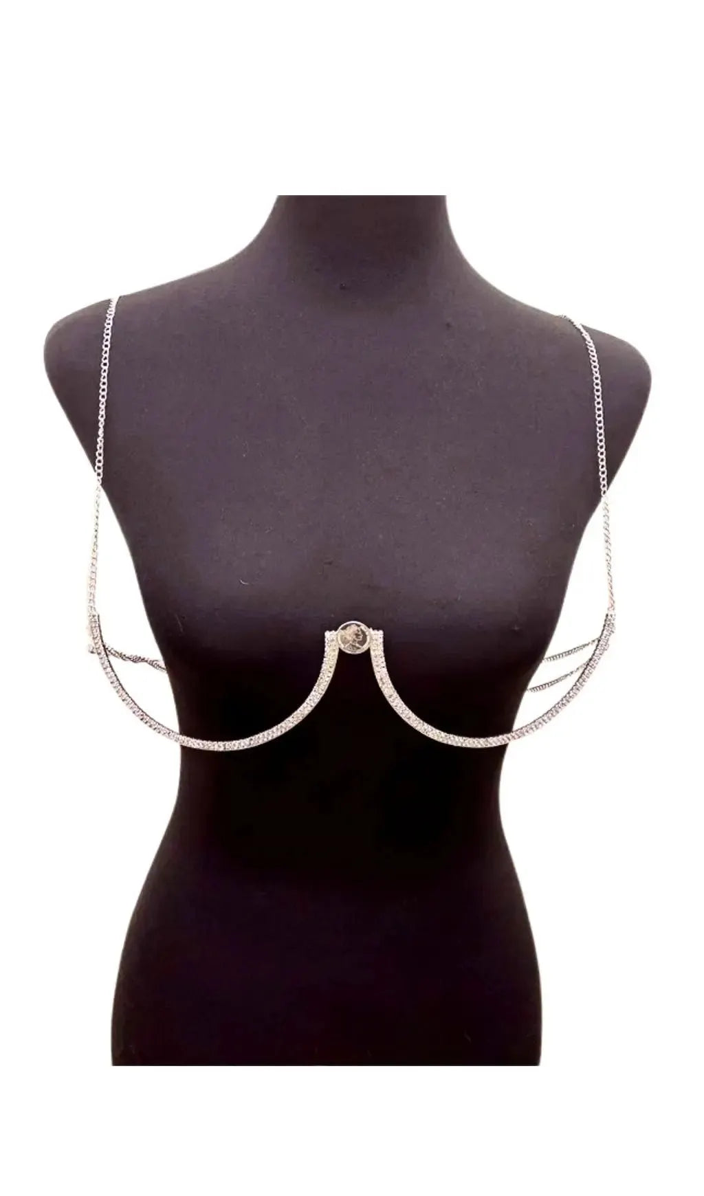 Crystal Coin Body Chain Flowering Girl