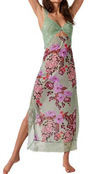 Ladee Lace Floral Midi Dress Flowering Girl