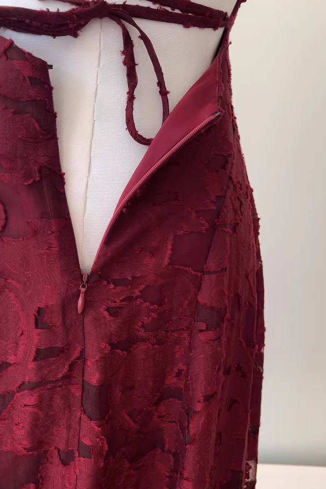 Francis Maxi Dress - Cherry Lacquer Flowering Girl