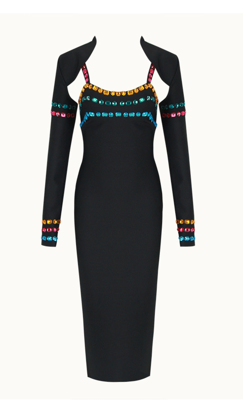 Aeliana Rhinestone Bandage Dress Flowering Girl