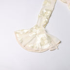 Arisa 3D Mesh Flower Mini Dress