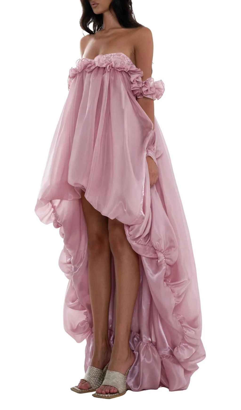 Janeeva Ruffle Maxi Dress Flowering Girl