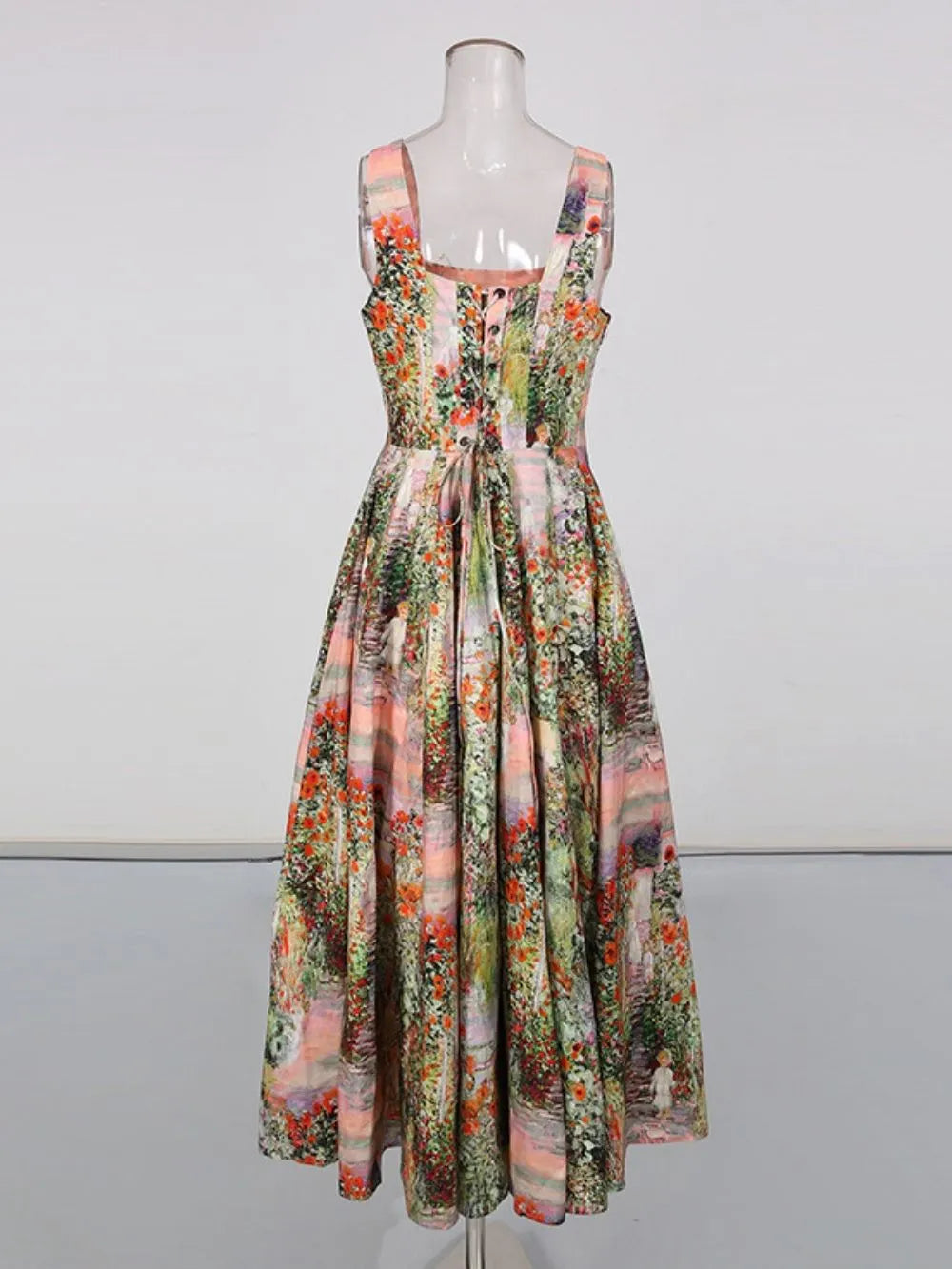Kallima Strappy Printed Maxi Dress Flowering Girl
