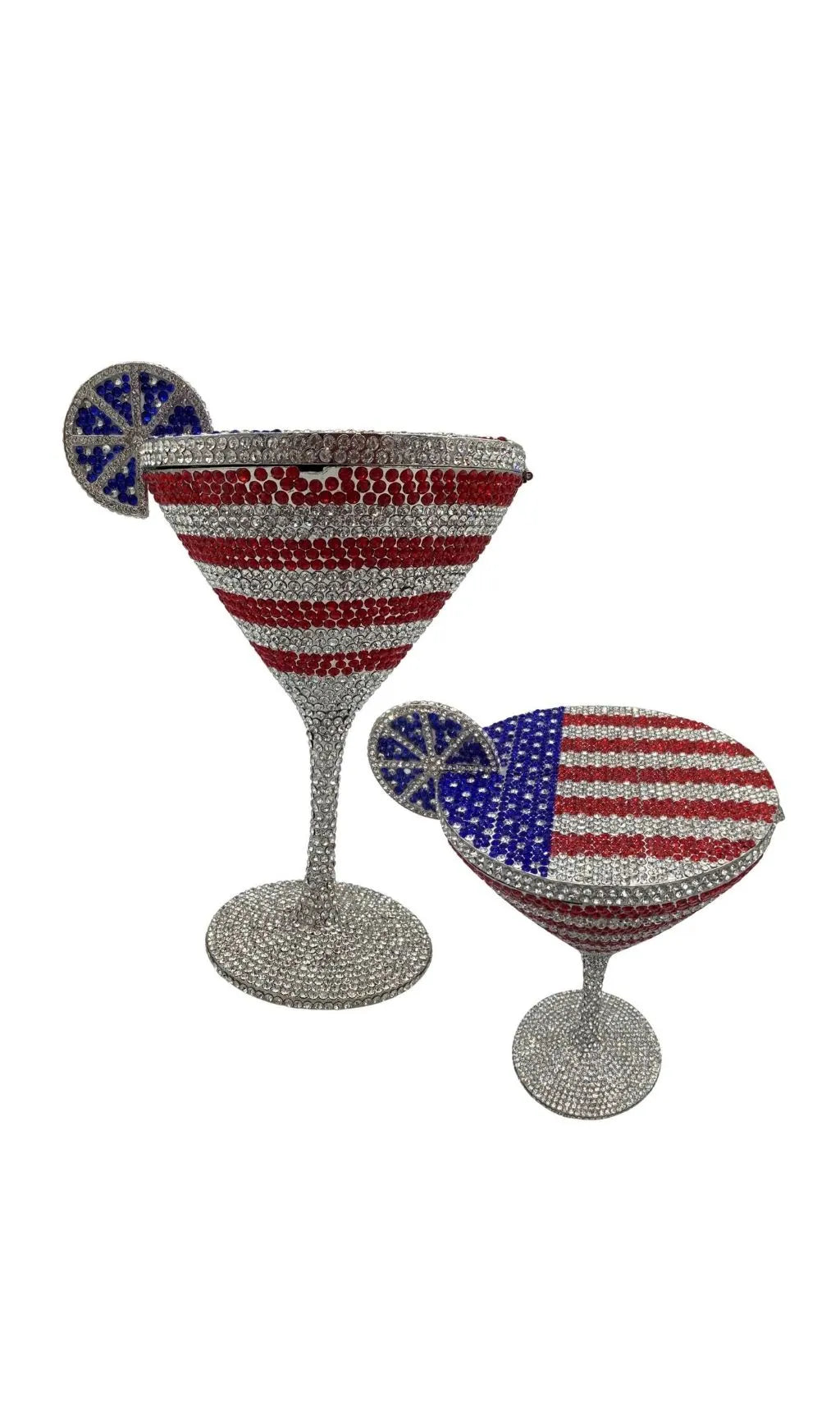 Garin Flag Rhinestone Goblet Bag Flowering Girl