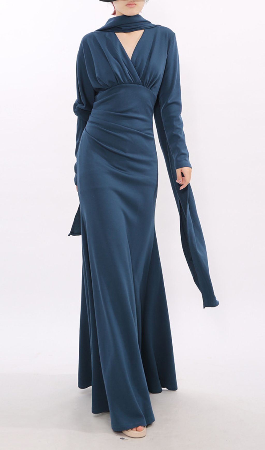 Jaana Long Sleeve Maxi Dress Flowering Girl