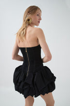 Violette Bubble Hem Mini Dress Flowering Girl