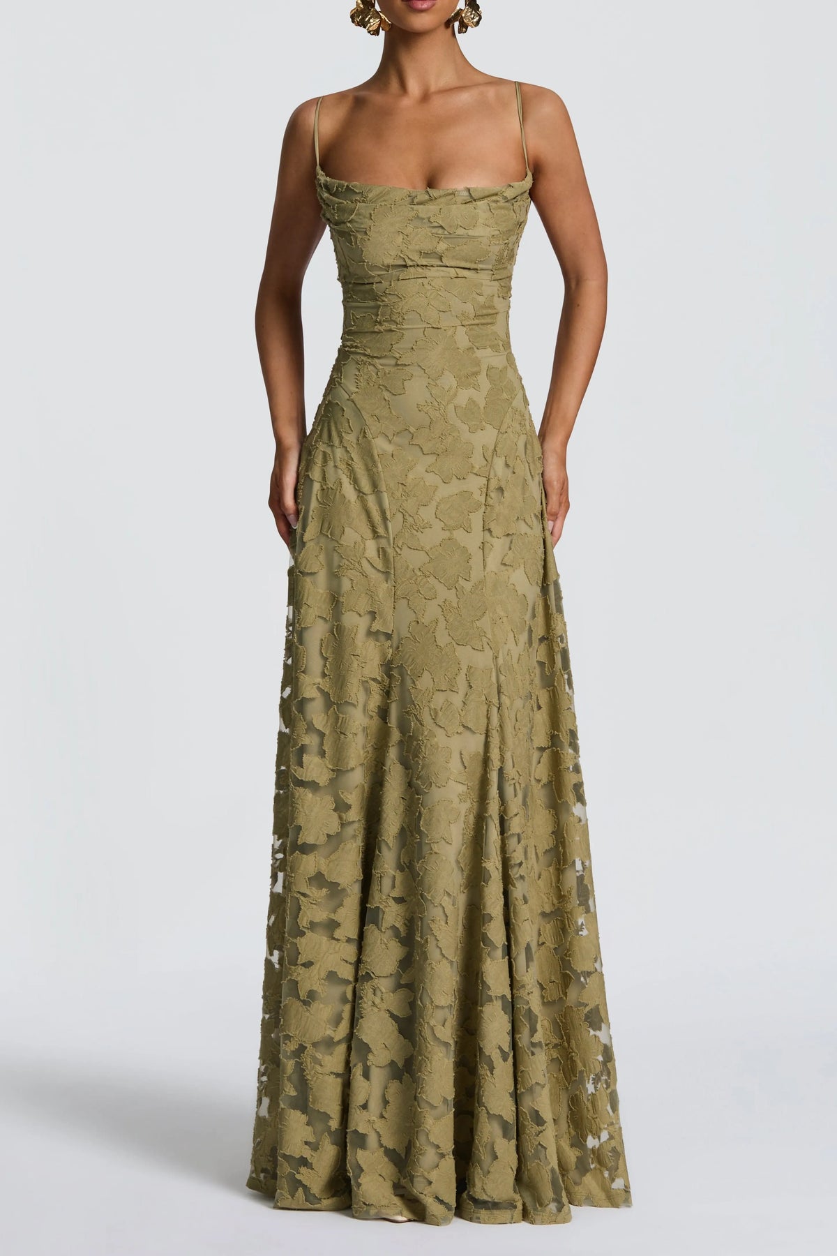Francis Maxi Dress - Sage Flowering Girl