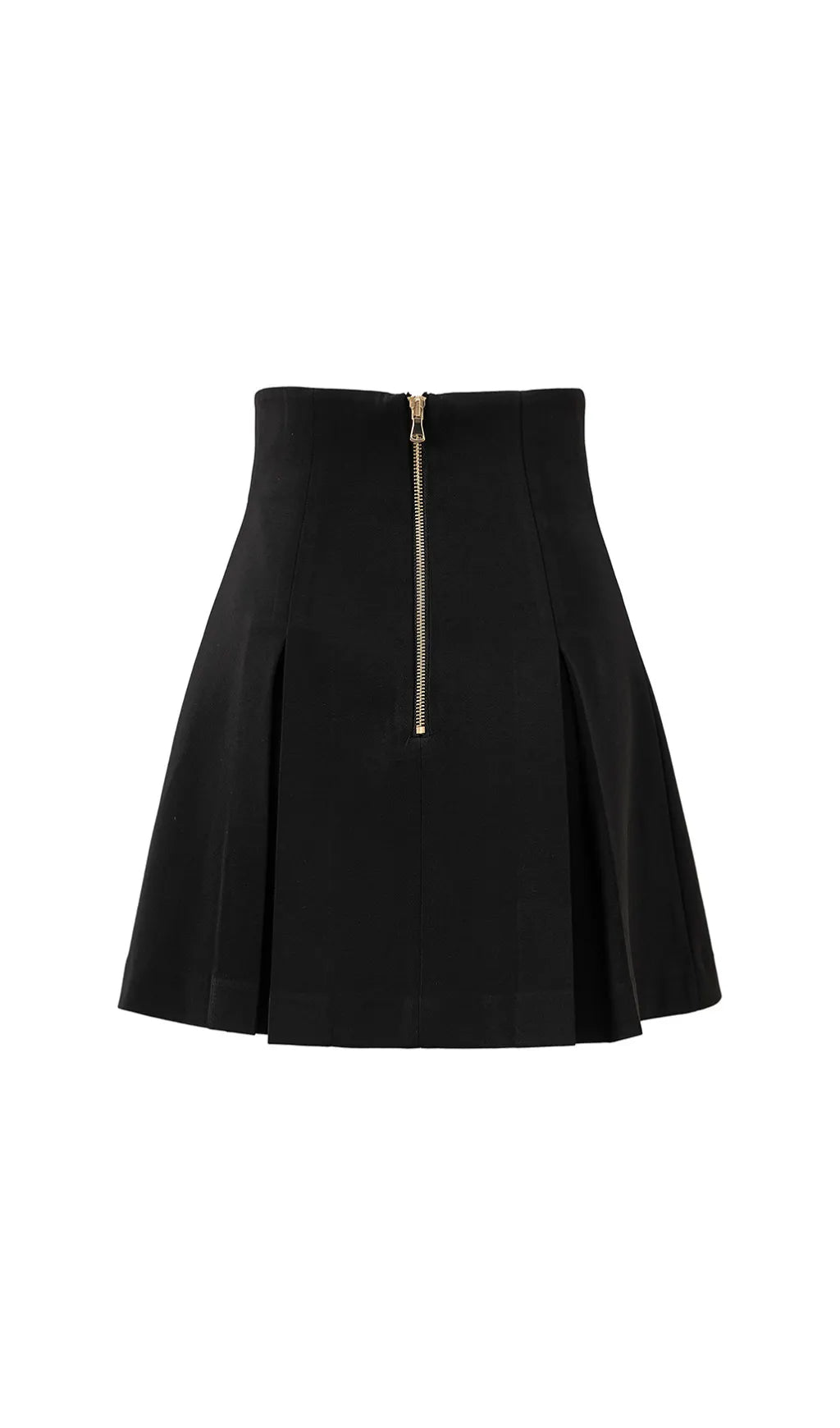 Hedda Black Button Mini Skirt Flowering Girl