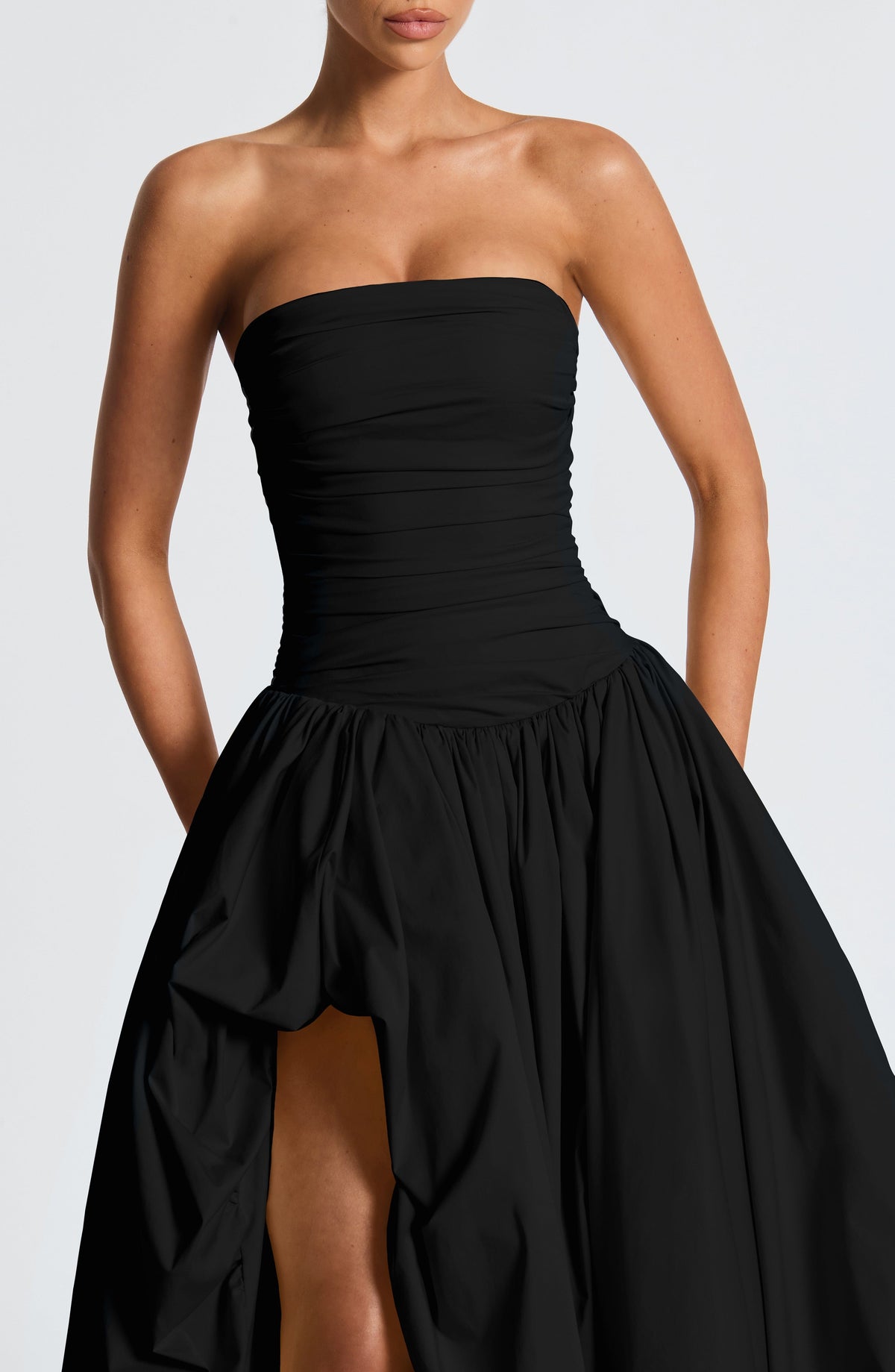 Jillian Maxi Dress - Black Flowering Girl
