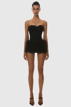 Nketia Sequin Embroidery Strapless Corset Flowering Girl