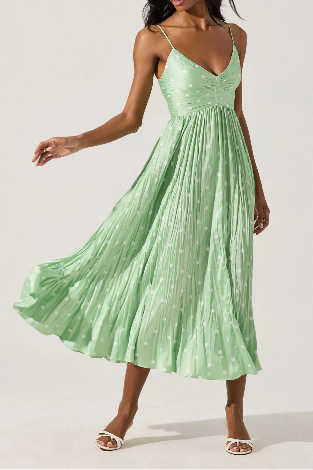 Maeve Pleated Midi Dress Flowering Girl
