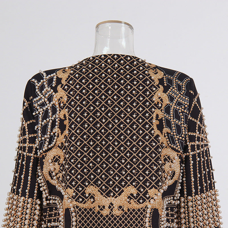 Cadilyn Vintage Pearl Coat Flowering Girl