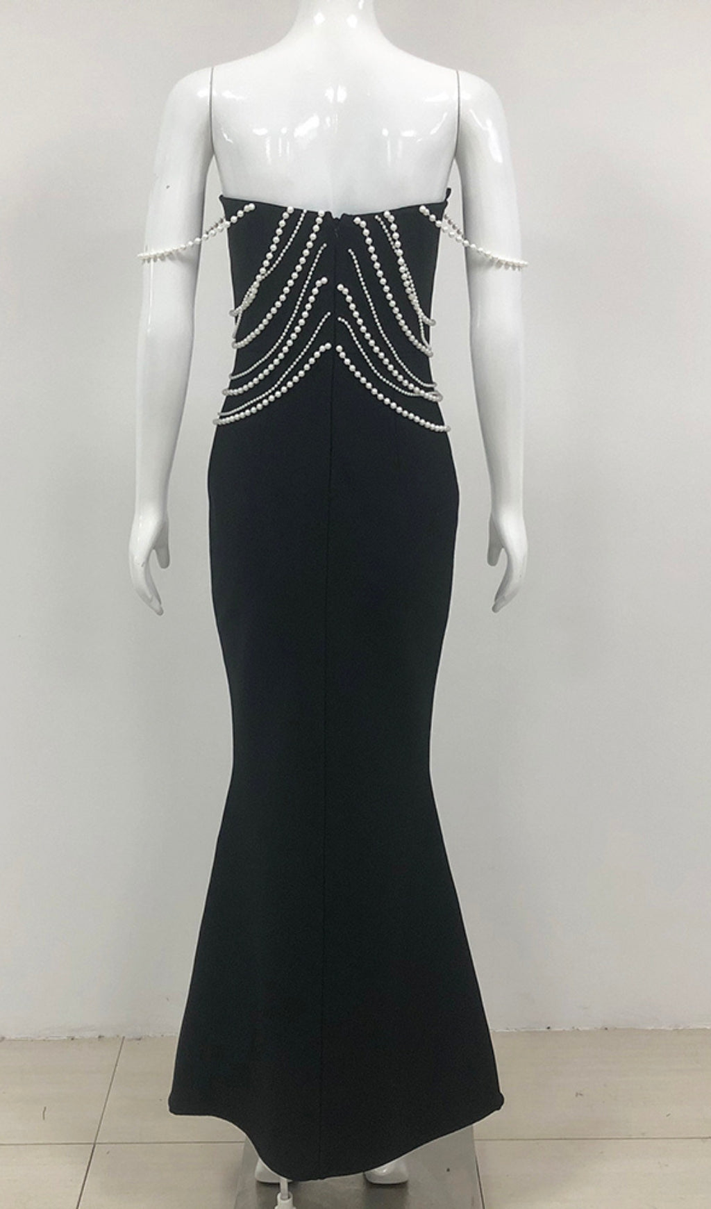 Clifton Black Pearl Bandage Maxi Dress Flowering Girl
