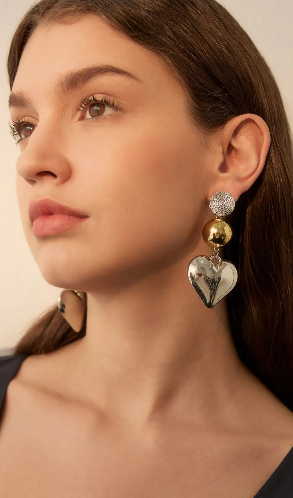 Lenka Heart Earrings Flowering Girl