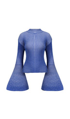 Janli Flared Sleeve Sweater Flowering Girl