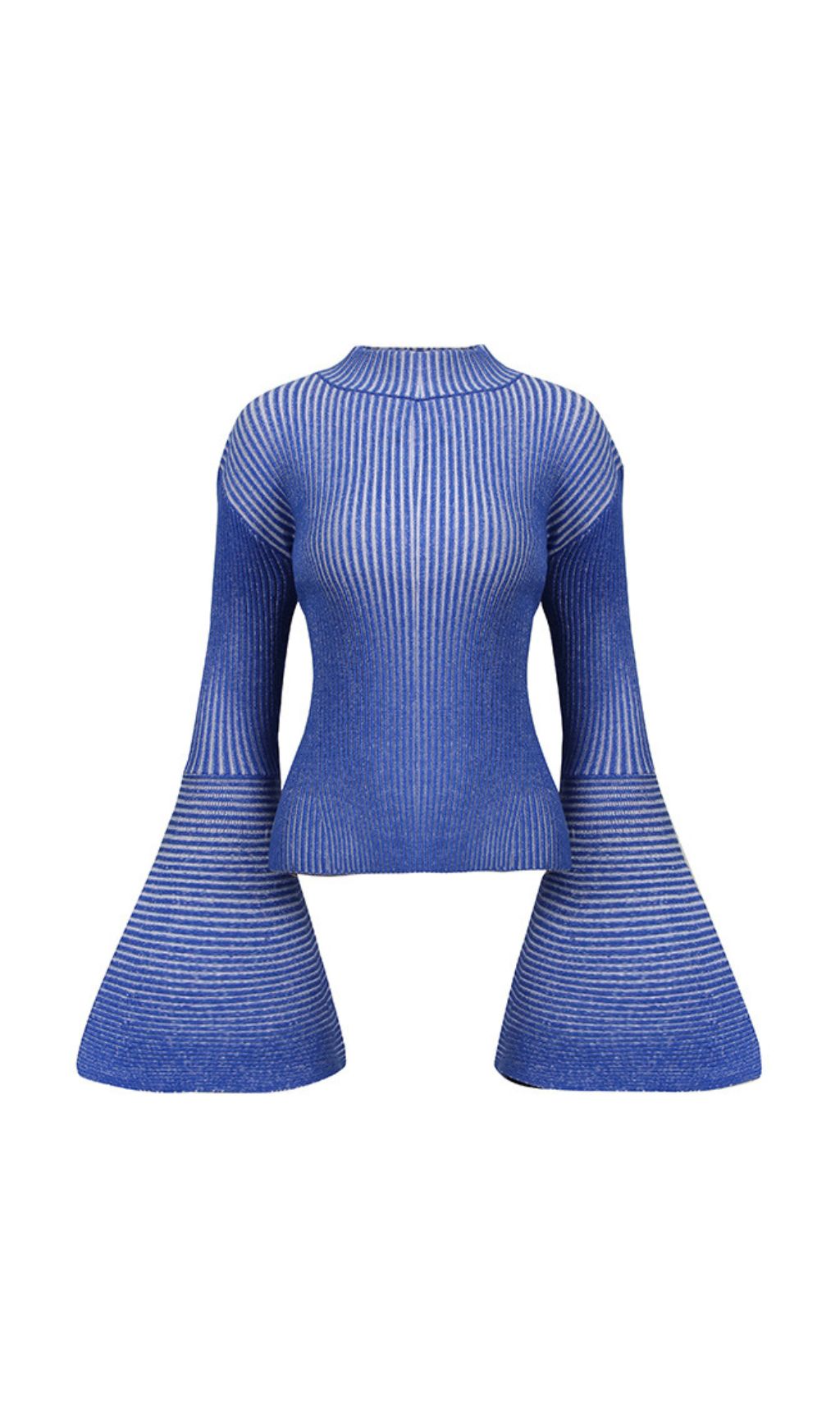 Janli Flared Sleeve Sweater Flowering Girl