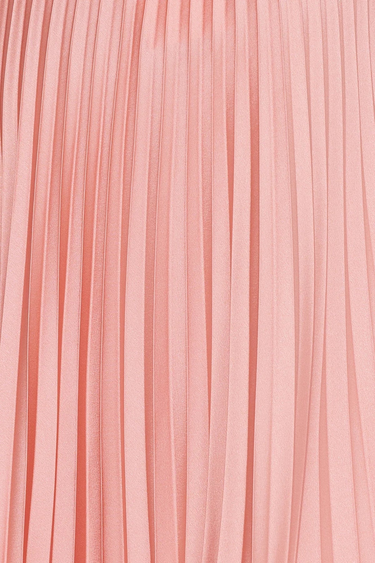 Strapless Pleated Maxi Dress Pink Flowering Girl
