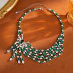 Justice Zircon Bow Jewelry Set Flowering Girl