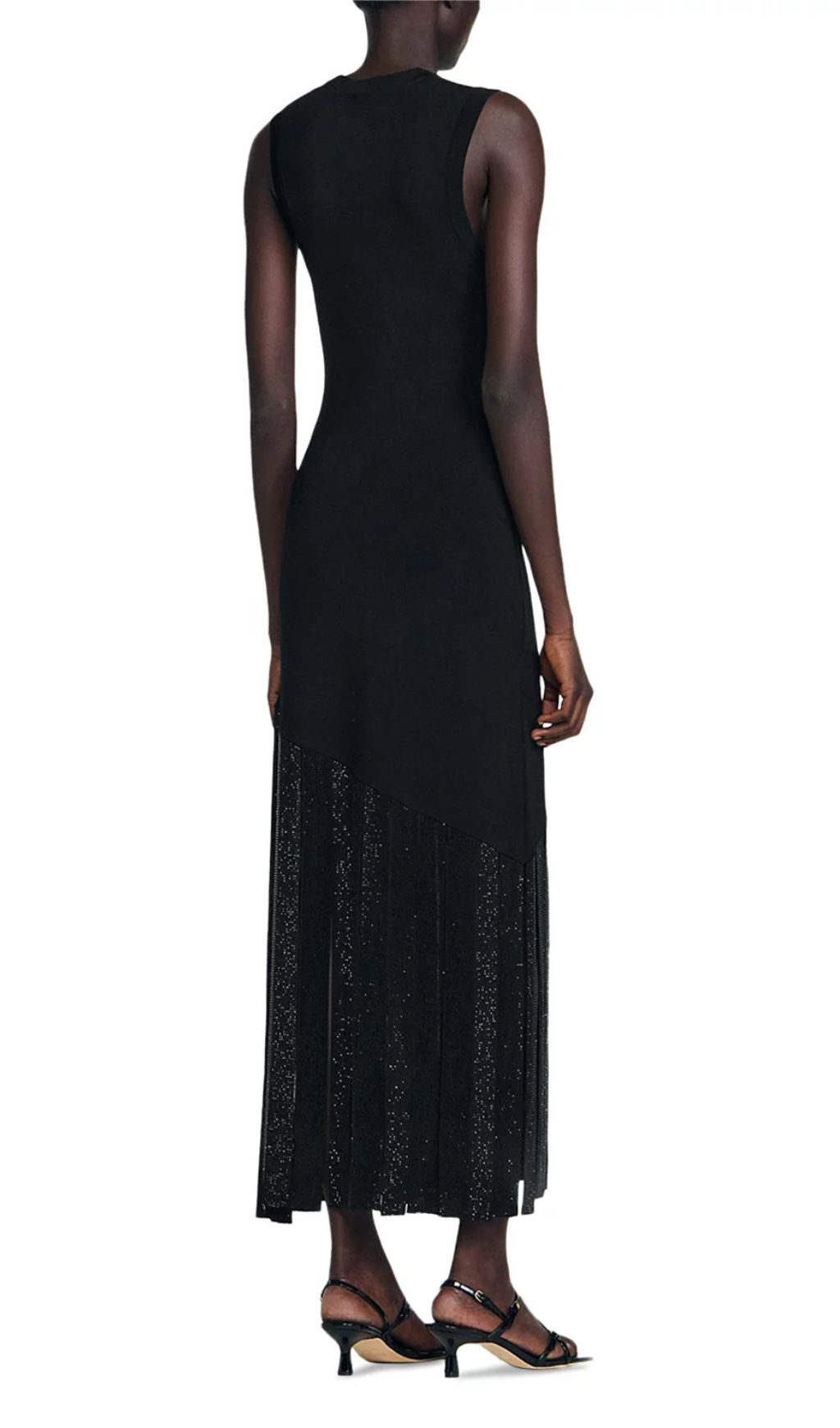 Fringed Maxi Dress Flowering Girl