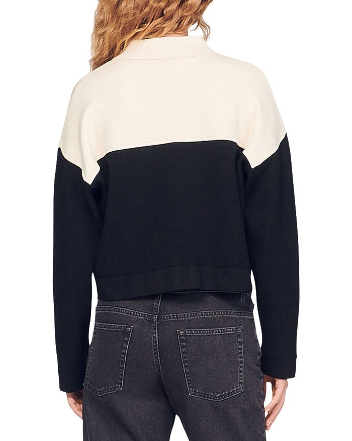 COLOR BLOCKED CROPPED CARDIGAN Flowering Girl