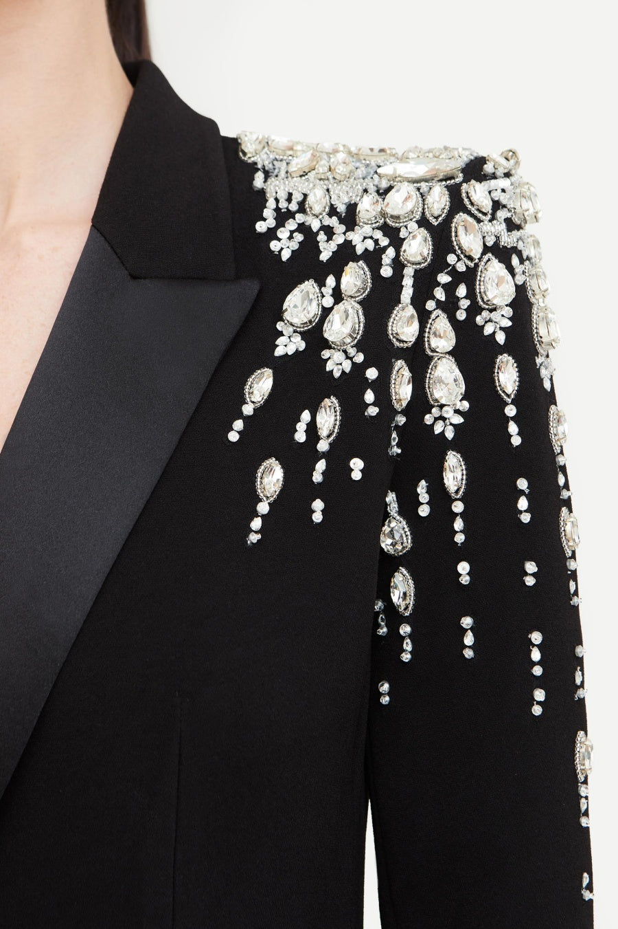 Aurora Crystal Embellished Blazer Dress Flowering Girl