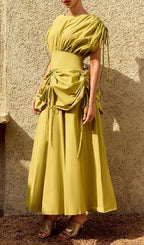 Alderyn Drawstring Maxi Dress Flowering Girl