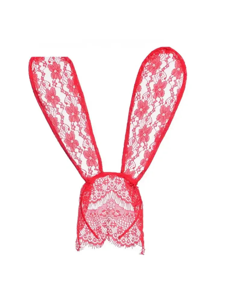Hollow Lace Bunny Ear Flowering Girl