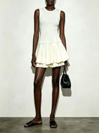 Maka Sleeveless Knit Mini Dress Flowering Girl