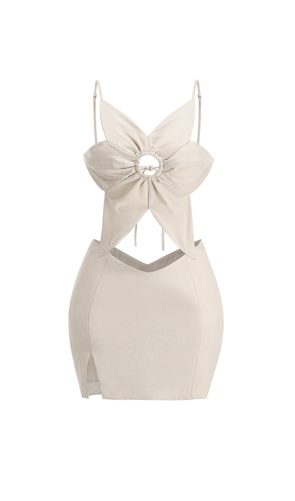 Barth Flower Cutout Mini Dress Flowering Girl