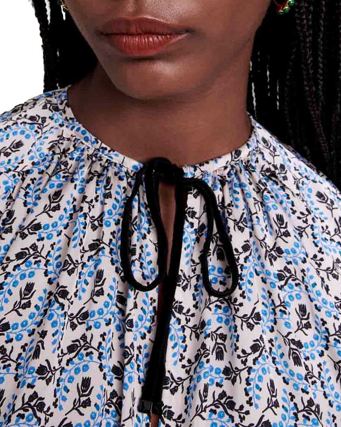 LOOSE-FITTING SATIN BLOUSE Flowering Girl