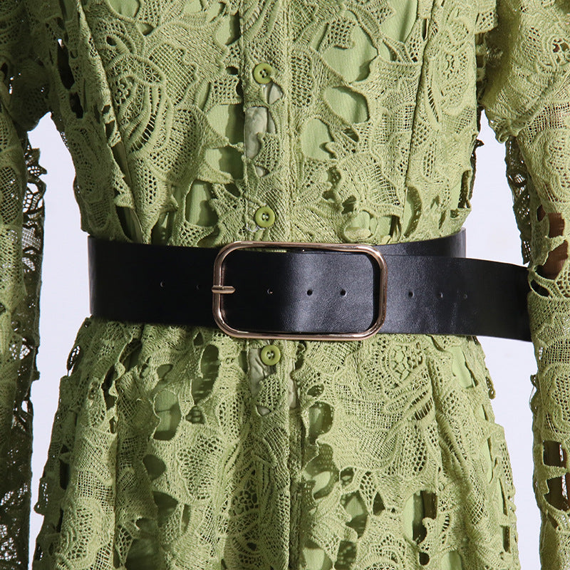 Adora Olive Lace Sleeve Midi Dress Flowering Girl