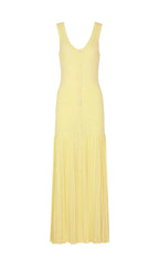 Jackie Yellow Knit Cardigan & Maxi Dress Flowering Girl