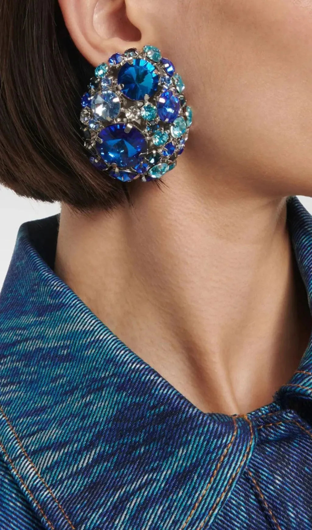 Kailyn Diamante Earrings Flowering Girl